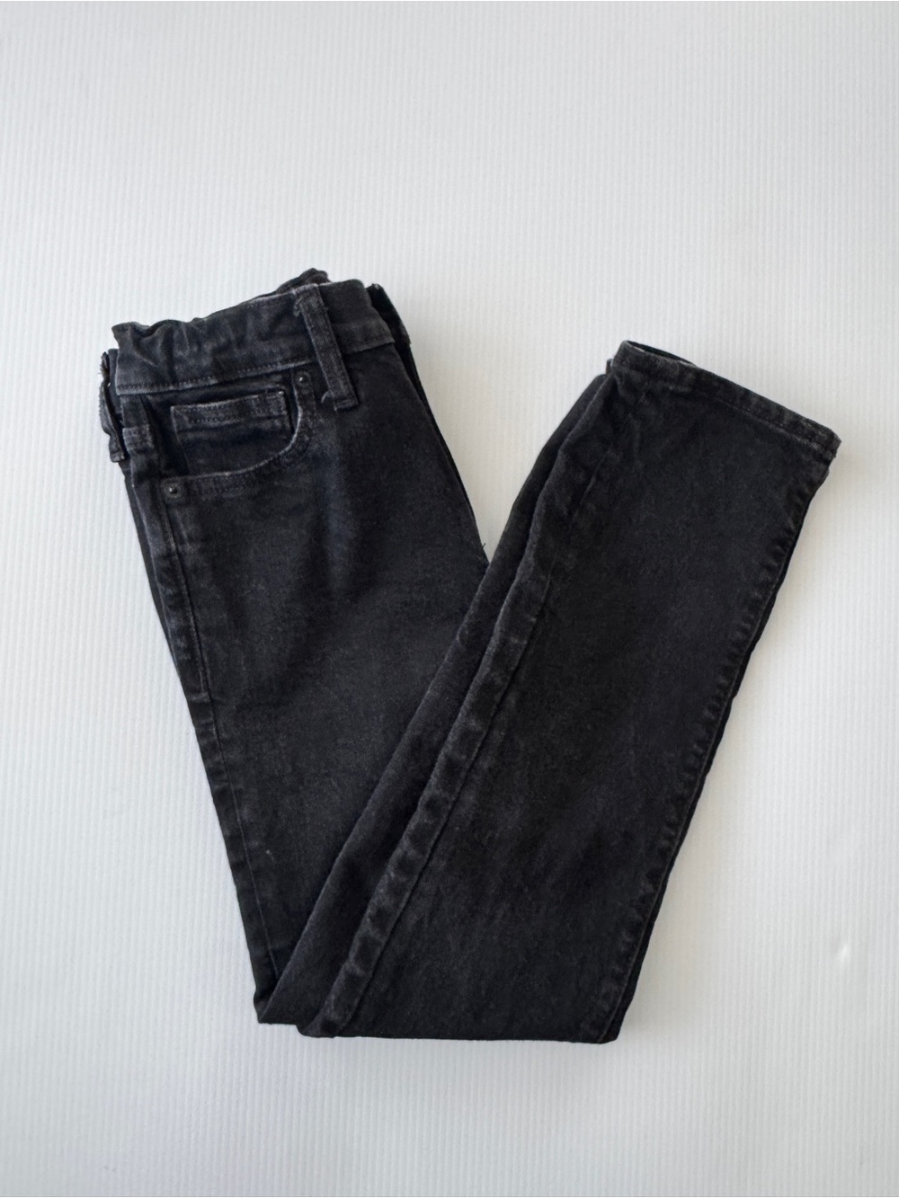 Boys Black Straight Jeans